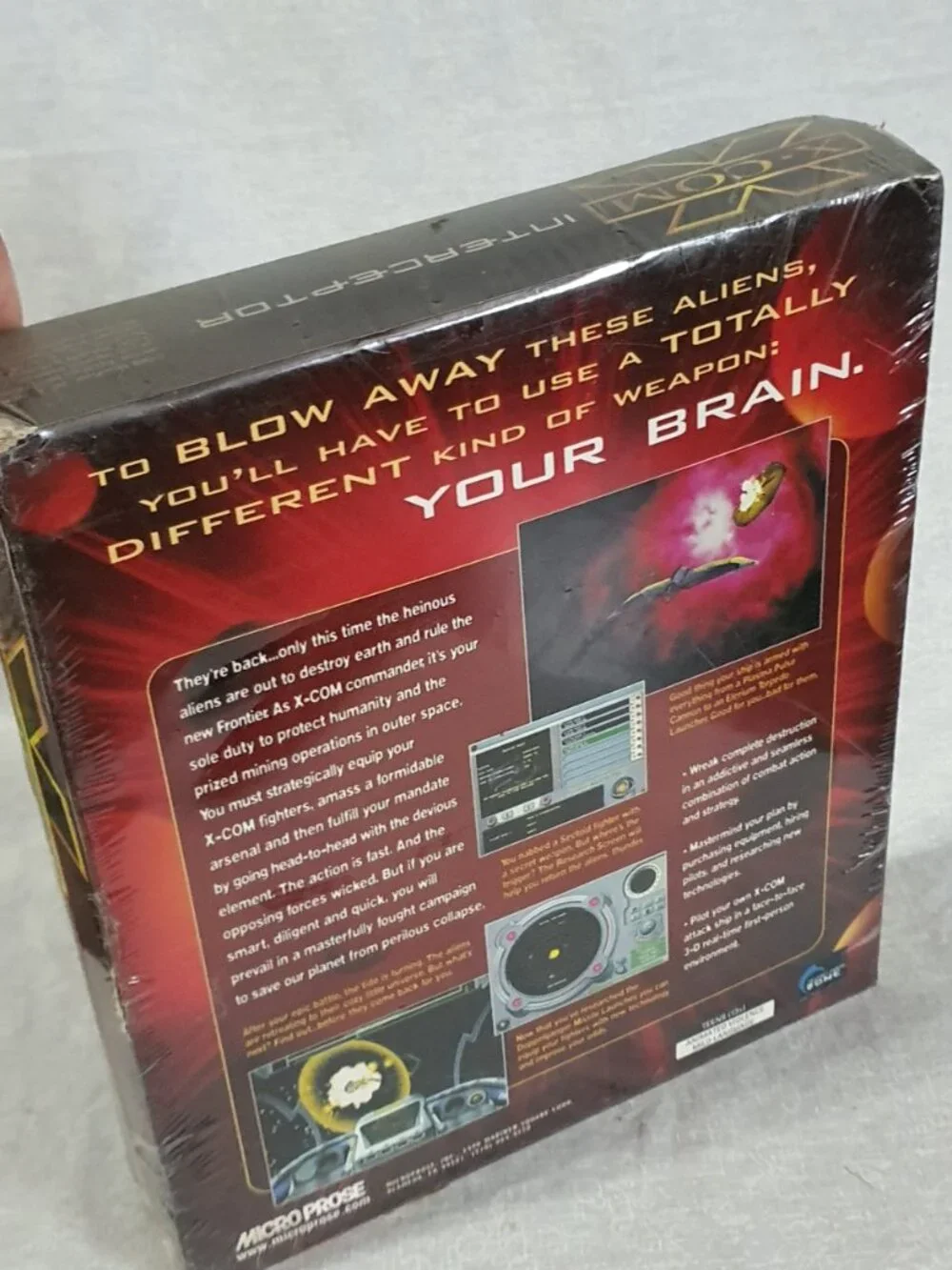X-COM Interceptor 1999 PC BIG BOX NEW Factory Sealed US Retail 1st Edition RARE!